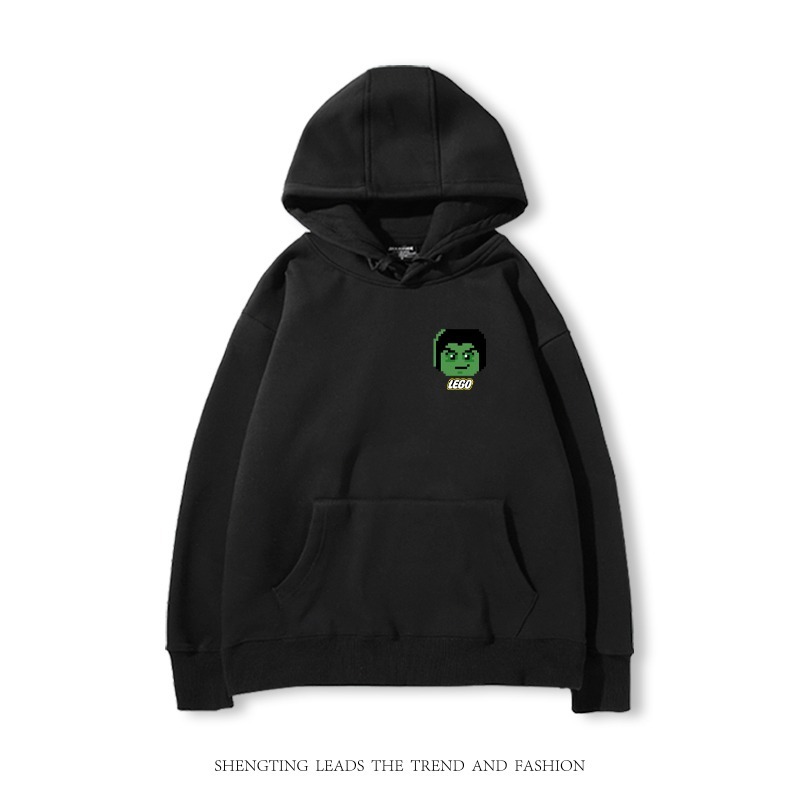樂高積木 2025秋冬新款 親子情侶裝連帽衛衣