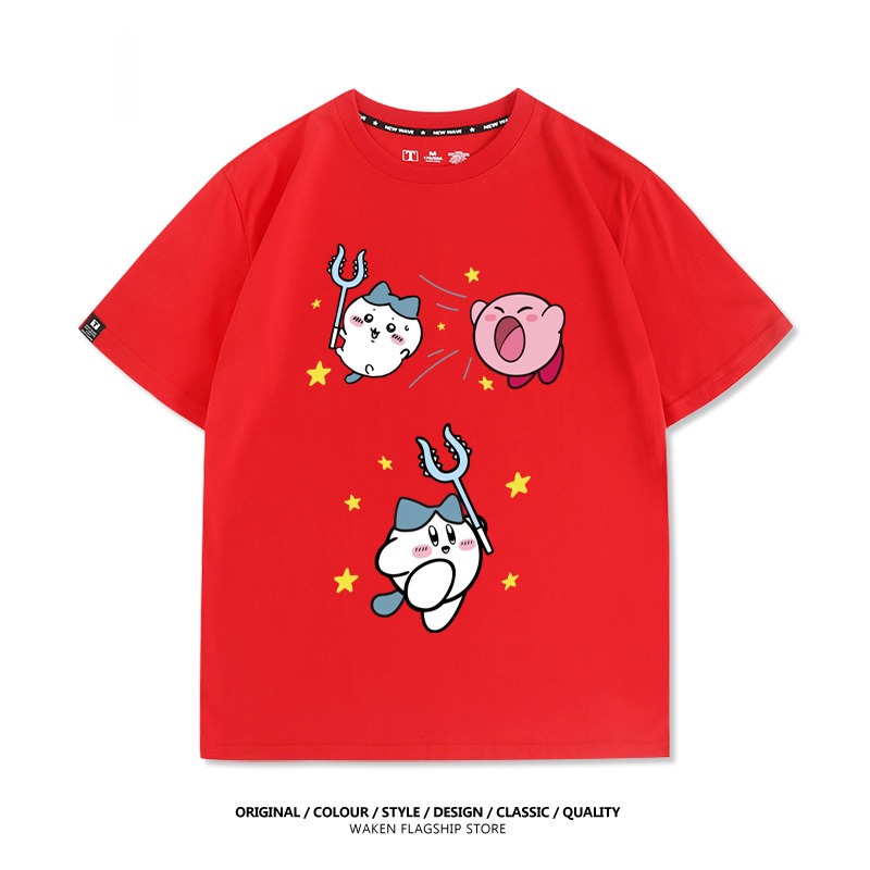 Chiikawa 2025親子情侶男女同款 印花短袖T恤