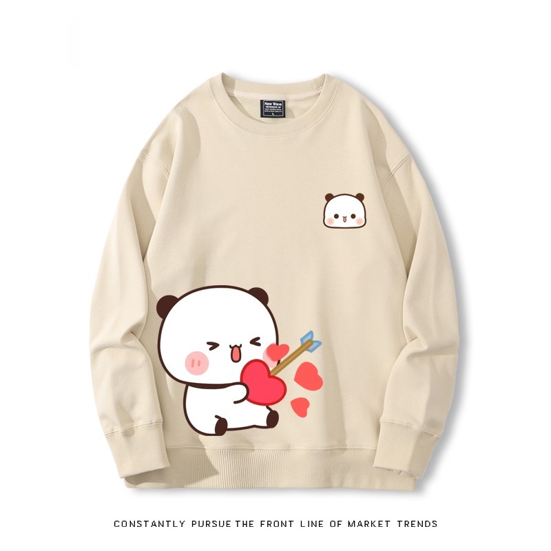 一二布布 秋冬新款 親子情侶裝圓領長袖