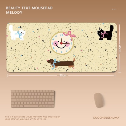 可愛卡通 主題桌墊 布質滑鼠墊-ZUIHANG SHOP