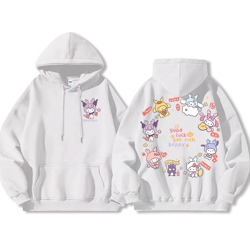 三麗鷗新款 親子情侶男女款連帽衛衣-ZUIHANG SHOP