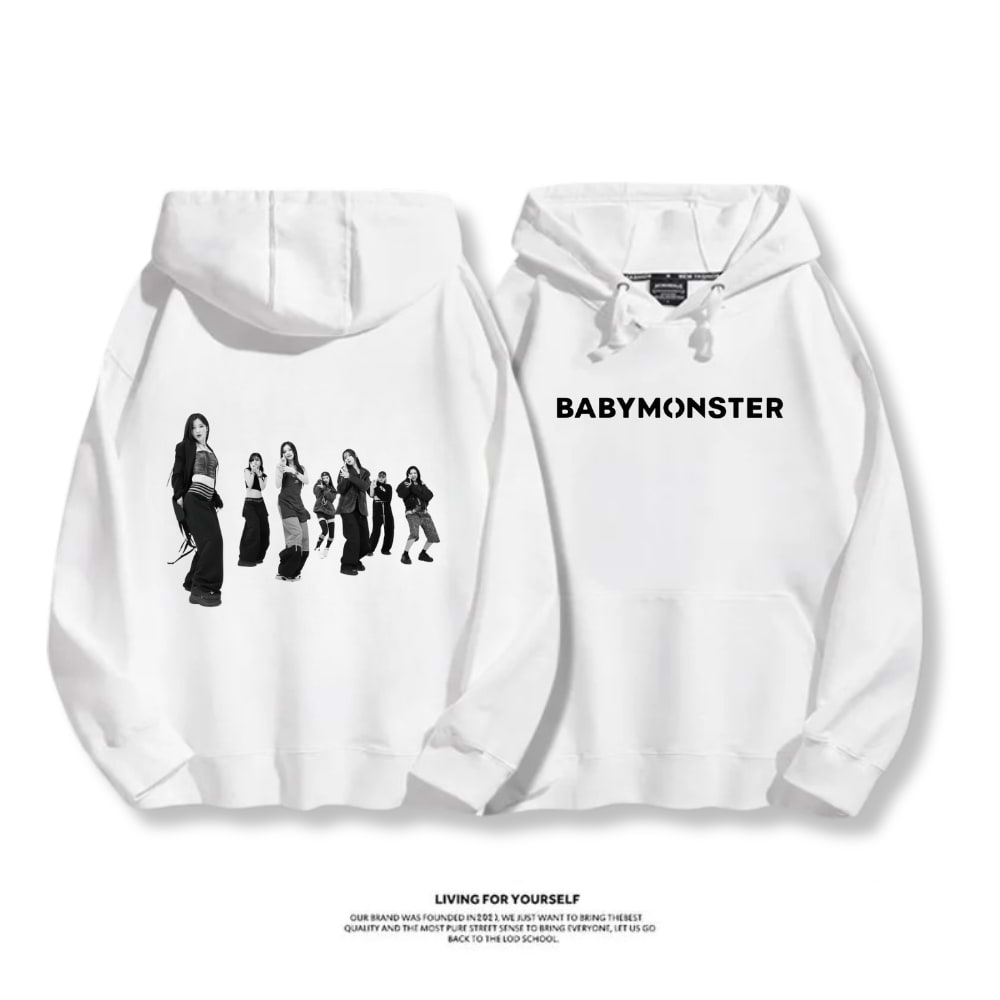 BABYMONSTER 2025秋冬新款 親子情侶男女連帽衛衣