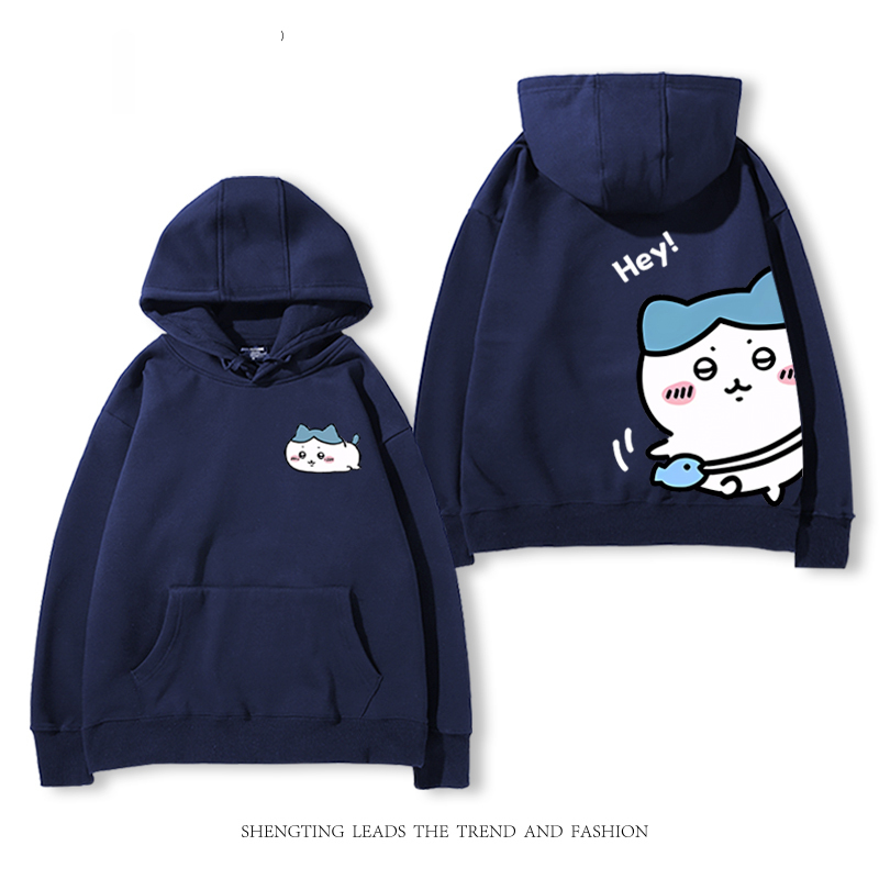 chiikawa 2025秋冬新款親子情侶裝連帽衛衣