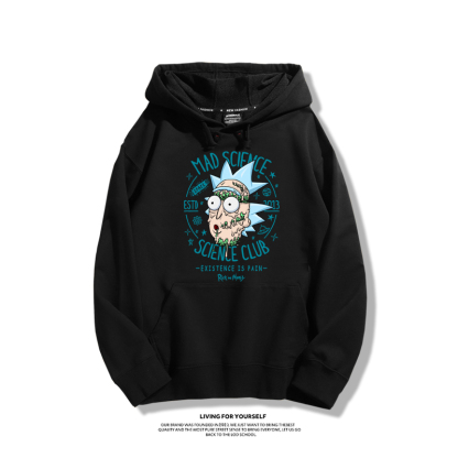 瑞克和莫蒂新款 親子情侶男女款連帽衛衣-ZUIHANG SHOP