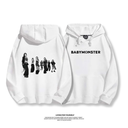 BABYMONSTER 2025秋冬新款 親子情侶男女連帽衛衣