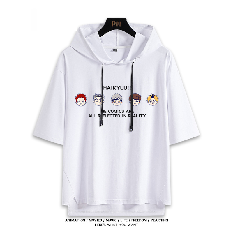 排球少年 連帽短袖T恤-ZUIHANG SHOP