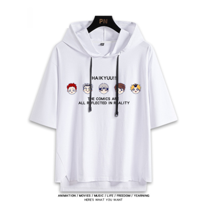 排球少年 連帽短袖T恤-ZUIHANG SHOP