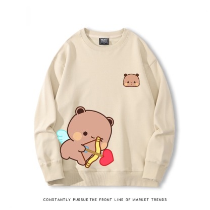 一二布布 秋冬新款 親子情侶裝圓領長袖