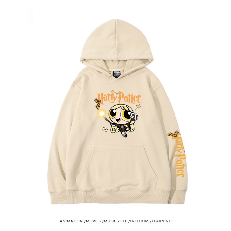 飛天小女警聯名哈利波特連帽衛衣