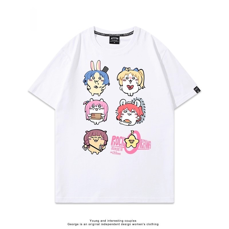Chiikawa 2025親子情侶男女同款 印花短袖T恤-ZUIHANG SHOP