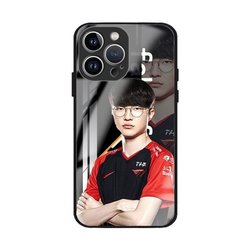 Faker五冠王新款高清全包防摔玻璃殼-ZUIHANG SHOP