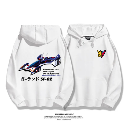 閃電霹靂車新款 親子情侶男女款連帽衛衣