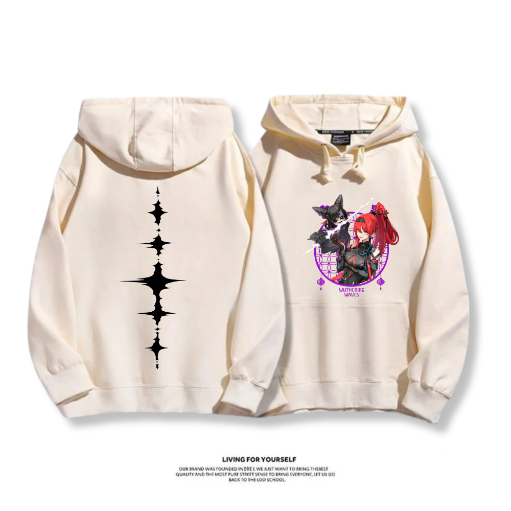 鳴潮新款 親子情侶男女款連帽衛衣