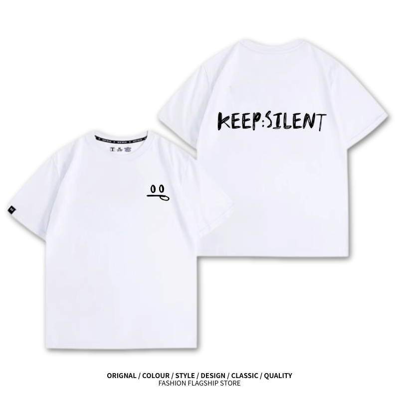 LINGORM 2025親子情侶男女同款 印花短袖T恤