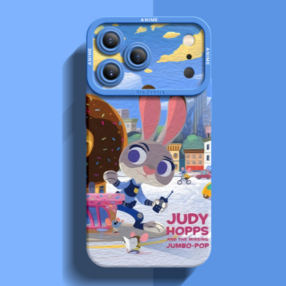 動物方城市液態矽膠全包防摔軟殼