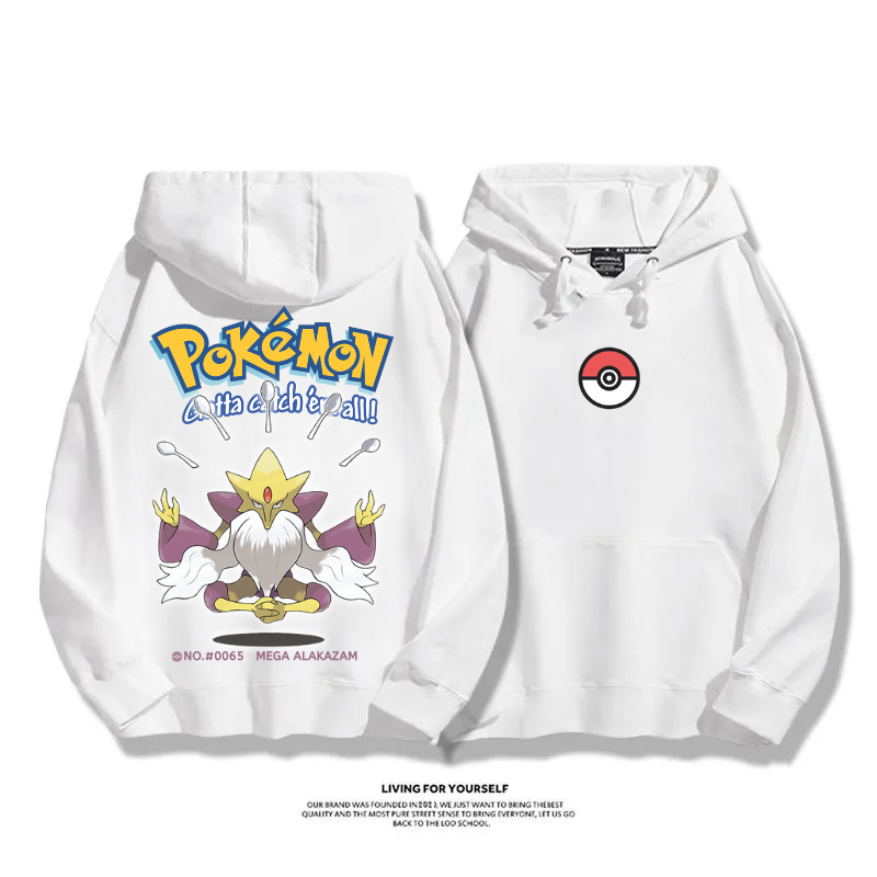 寶可夢 超級進化 2025秋冬新款 親子情侶男女連帽衛衣