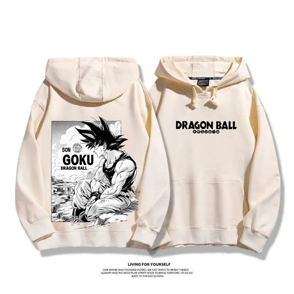 七龍珠 秋冬新款 親子情侶裝連帽衛衣