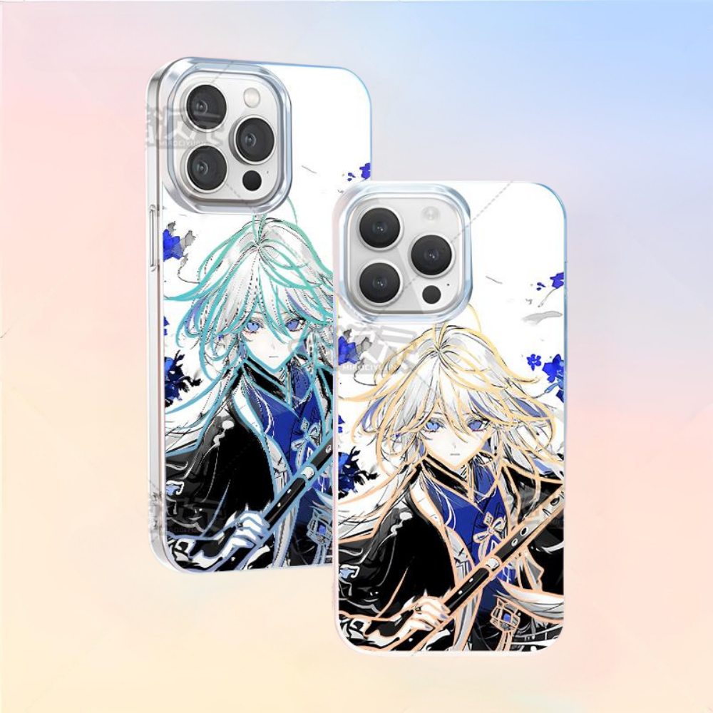 原神極光金漸變防摔手機殼