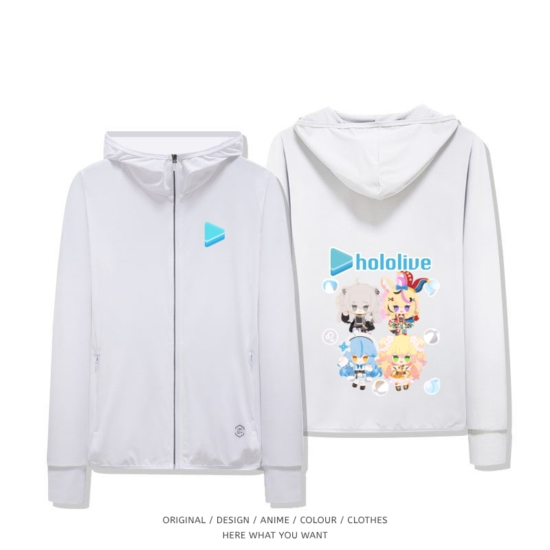 Hololive 虛擬主播夏季通勤冰絲速乾涼感防曬外套