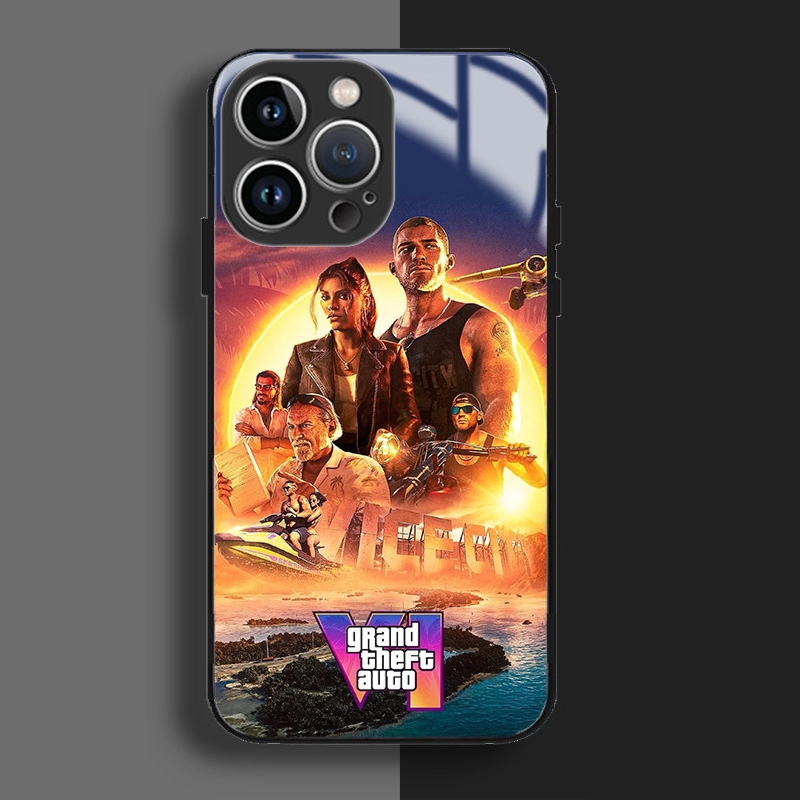 俠盜獵車手VI GTA6 高清鋼化玻璃手機殼