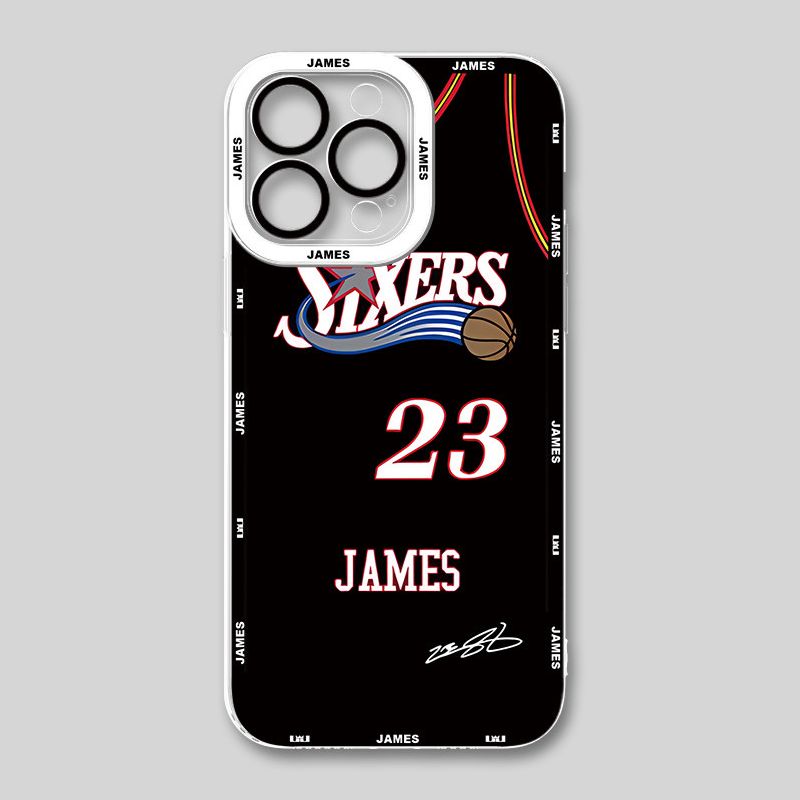 NBA詹姆斯天使眼透明手機殼