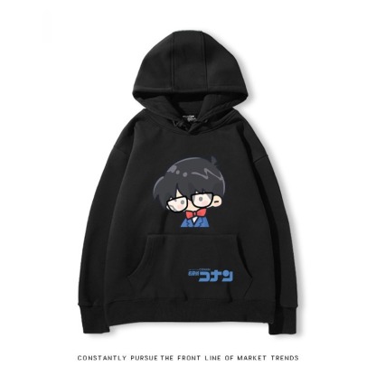 名偵探柯南 秋冬新款 親子情侶裝連帽衛衣