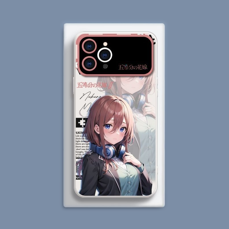 五等分的花嫁液態大視窗全包矽膠防摔軟殼