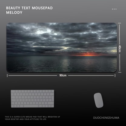 日落風景 主題桌墊 布質滑鼠墊-ZUIHANG SHOP