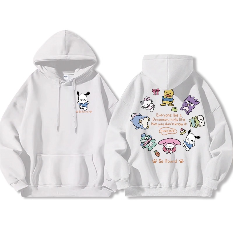 三麗鷗新款 親子情侶男女款連帽衛衣-ZUIHANG SHOP