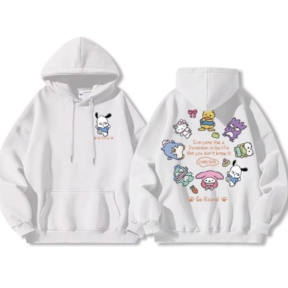 三麗鷗新款 親子情侶男女款連帽衛衣-ZUIHANG SHOP