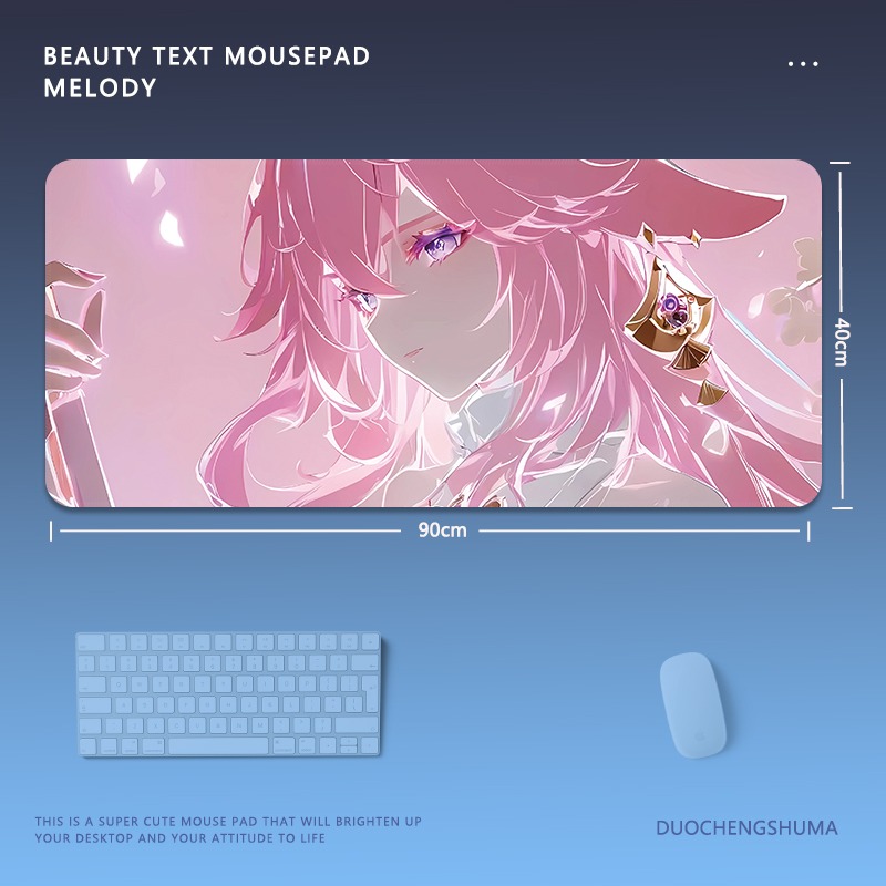 炫彩流光美女 主題桌墊 布質滑鼠墊-ZUIHANG SHOP