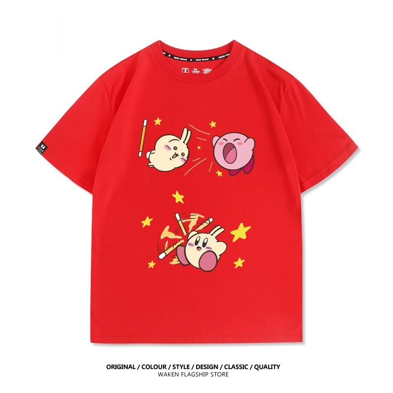 Chiikawa 2025親子情侶男女同款 印花短袖T恤