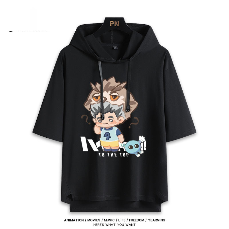 排球少年 連帽短袖T恤