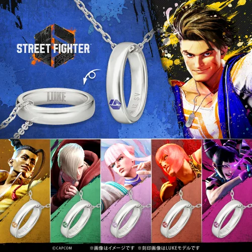 快打旋風 Street Fighter 角色吊墜項鍊｜多款角色可選 中性潮流配飾