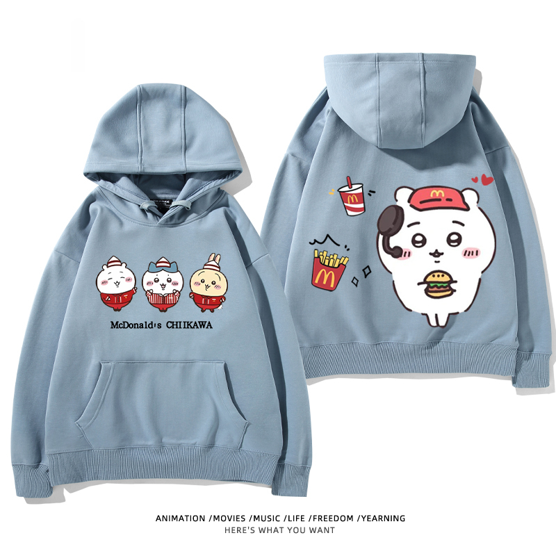 Chiikawa新款 親子情侶男女款連帽衛衣-ZUIHANG SHOP