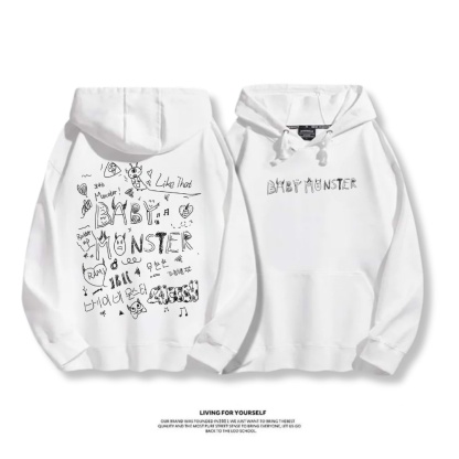 BABYMONSTER 2025秋冬新款 親子情侶男女連帽衛衣