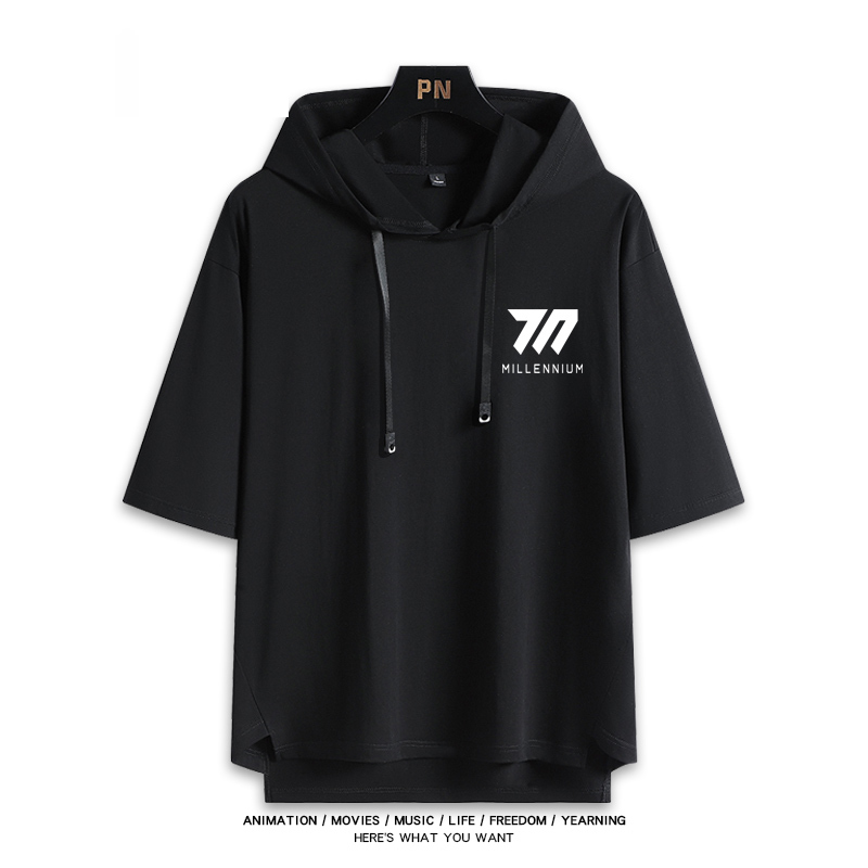 蔚藍檔案 鬼方佳代子 連帽短袖T恤-ZUIHANG SHOP