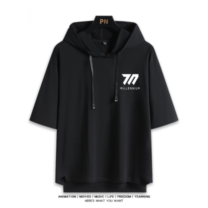 蔚藍檔案 鬼方佳代子 連帽短袖T恤-ZUIHANG SHOP