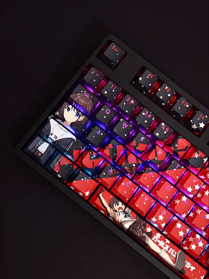 井芹仁菜透光RGB108鍵標準配列衛星軸鍵帽