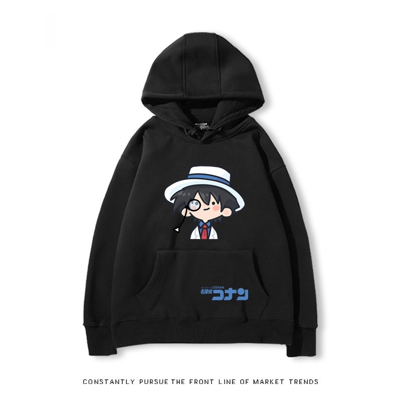 名偵探柯南 秋冬新款 親子情侶裝連帽衛衣