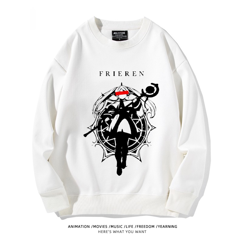 葬送的芙莉蓮 秋冬新款 親子情侶裝圓領長袖