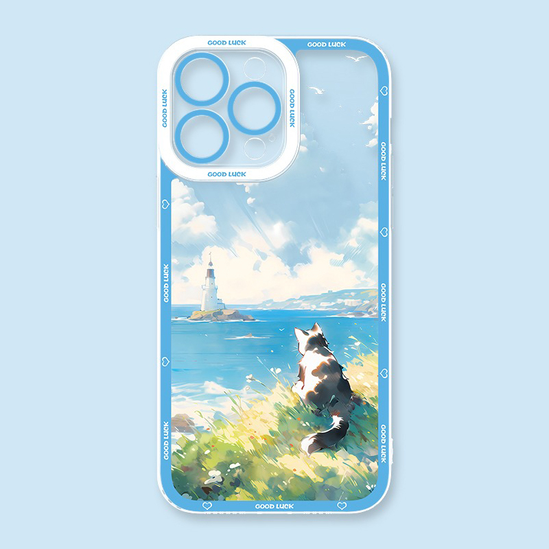 可愛萌寵天使眼透明防摔軟殼-ZUIHANG SHOP