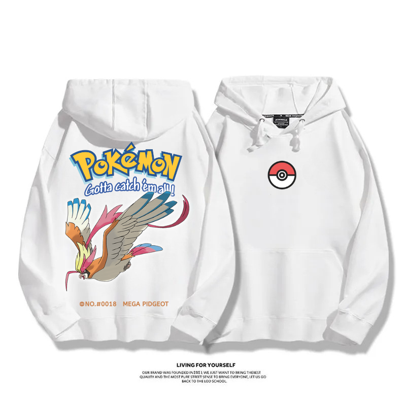寶可夢 超級進化 2025秋冬新款 親子情侶男女連帽衛衣