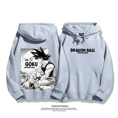 七龍珠 秋冬新款 親子情侶裝連帽衛衣