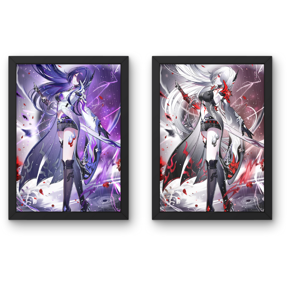 崩壞:星穹鐵道3D動漫立體畫海報 - 3D漸層與立體效果