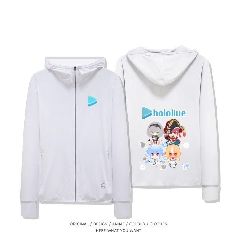 Hololive 虛擬主播夏季通勤冰絲速乾涼感防曬外套