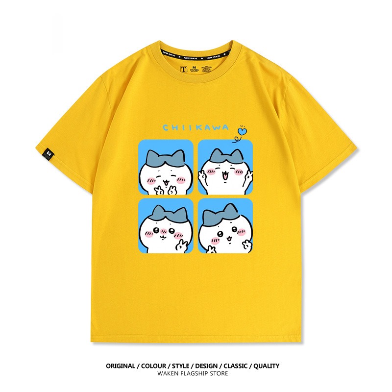 Chiikawa 2025親子情侶男女同款 印花短袖T恤