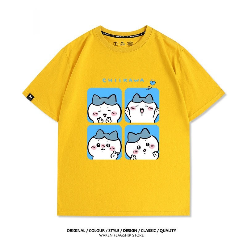 Chiikawa 2025親子情侶男女同款 印花短袖T恤