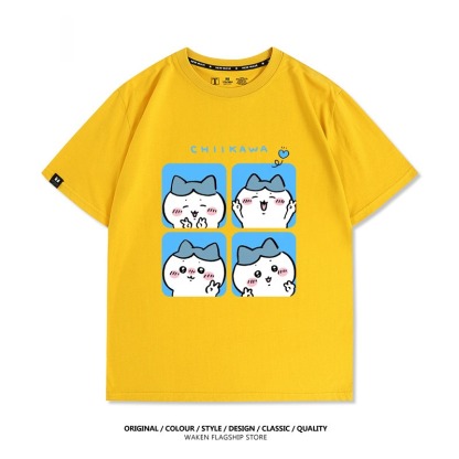 Chiikawa 2025親子情侶男女同款 印花短袖T恤