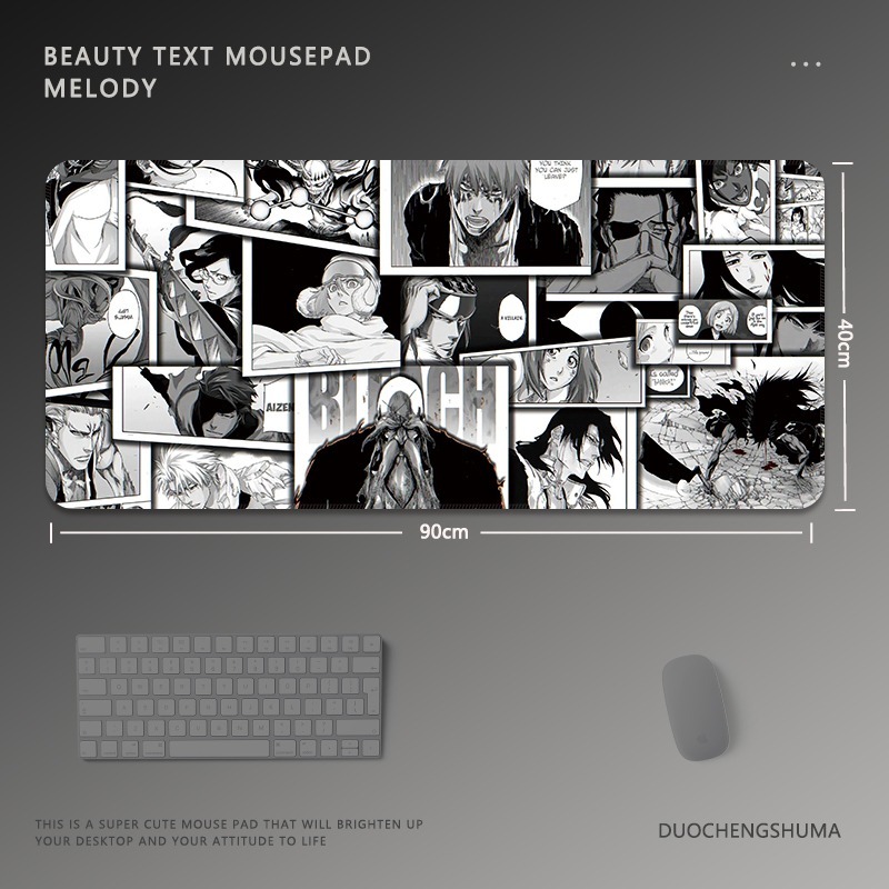 黑白動漫 主題桌墊 布質滑鼠墊-ZUIHANG SHOP